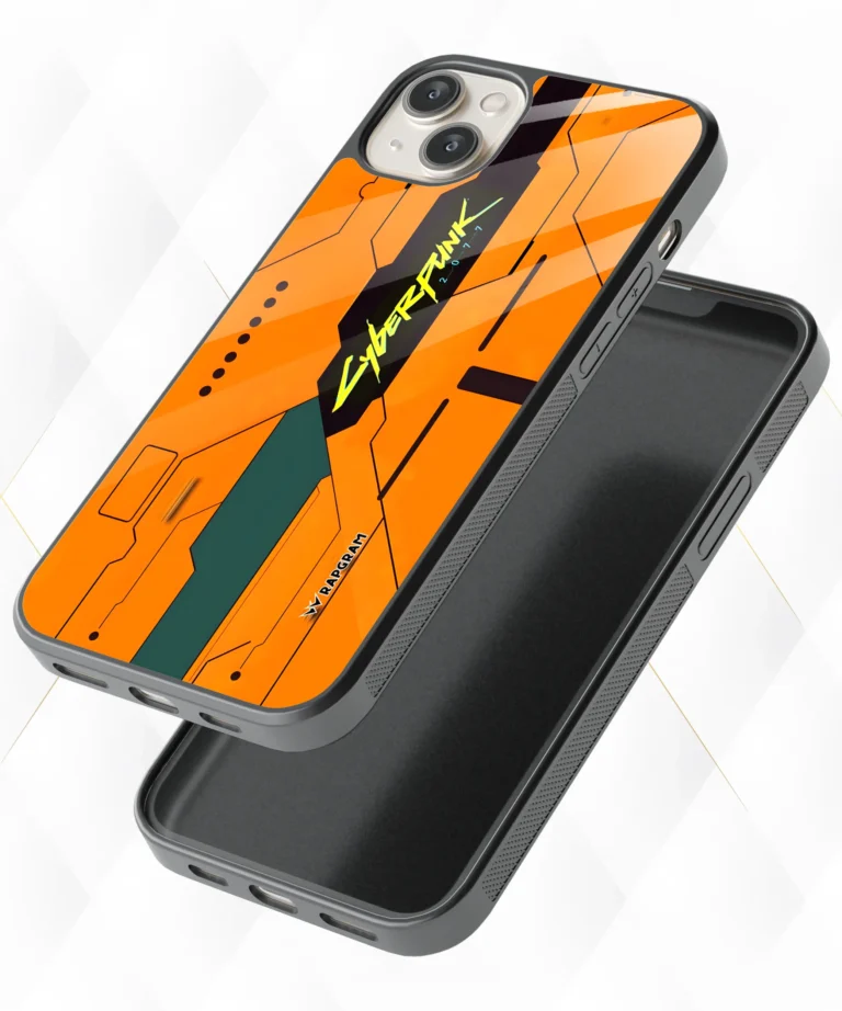 Cyberpunk Orange Armour Case