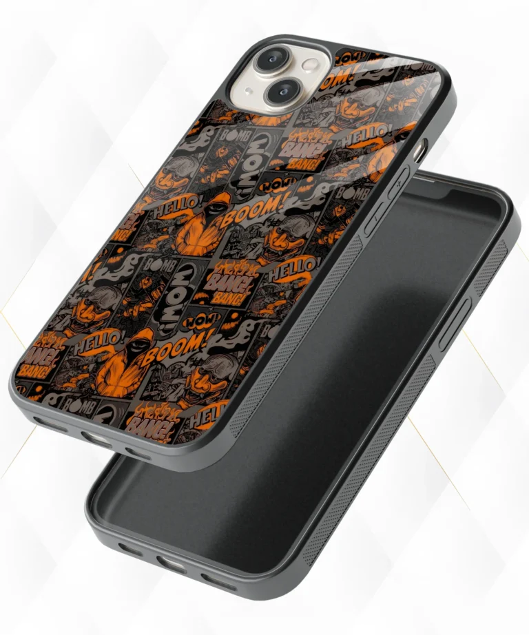 Orange Boom Armour Case