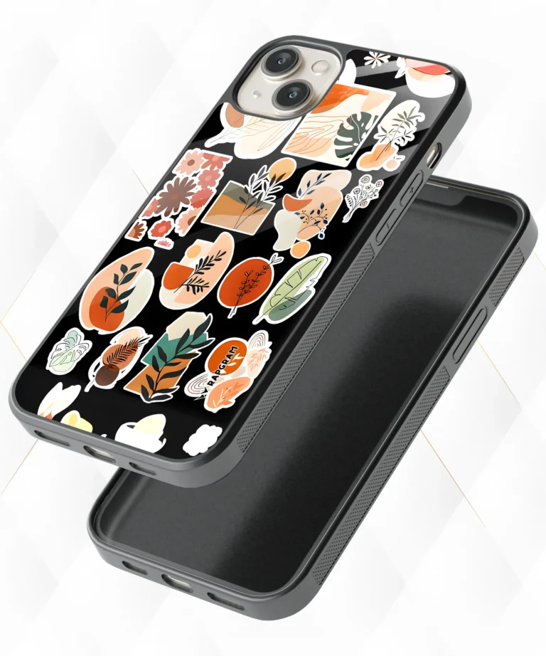 Flower Stickers Armour Case