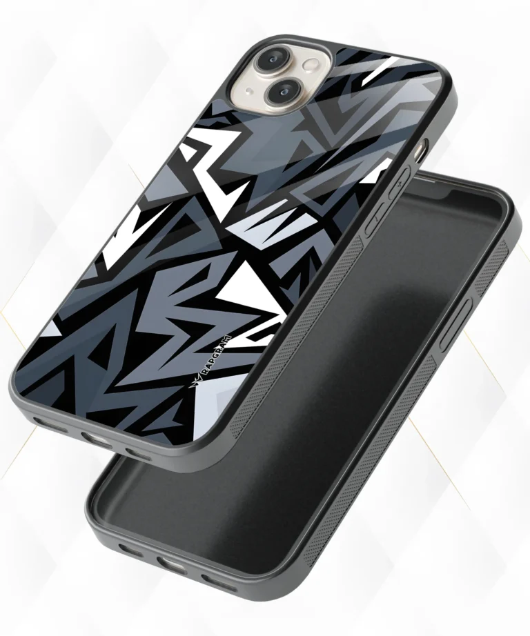 Grey Puzzled Armour Case