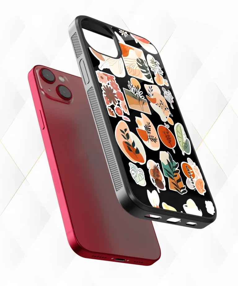 Flower Stickers Armour Case