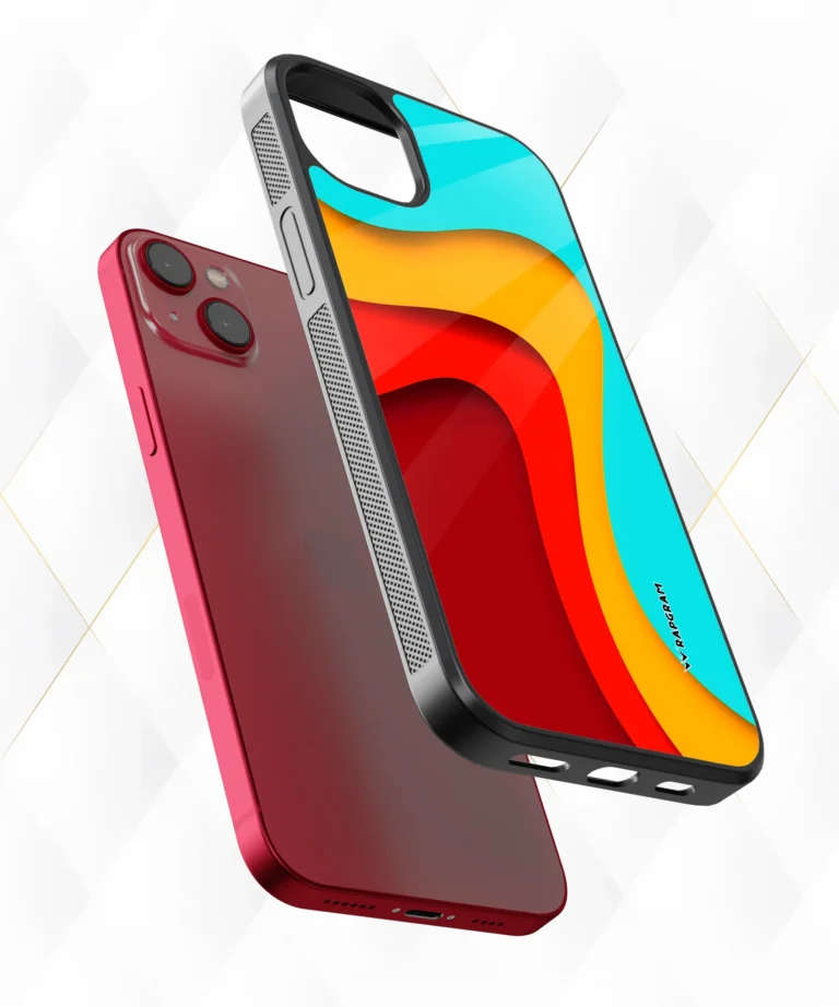 Splashed Waves Armour Case