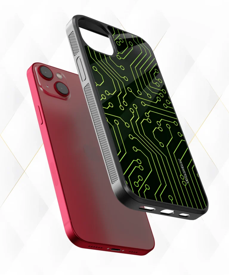 Neon Circuit Armour Case