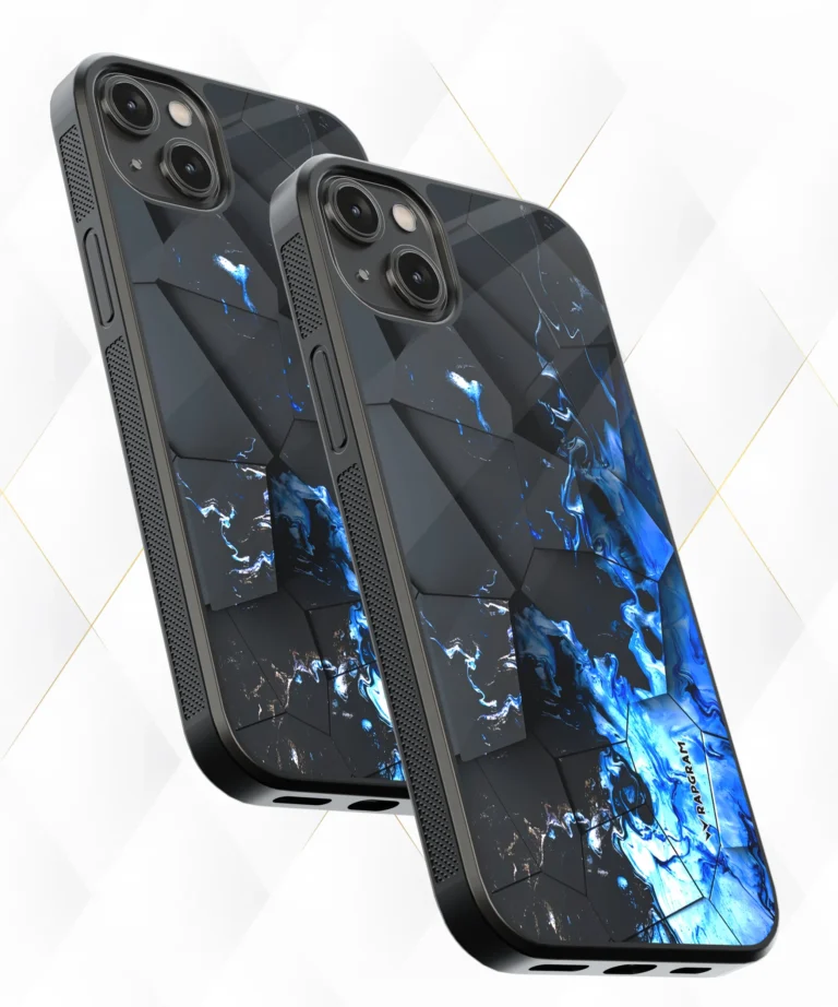 3D Blue Armour Case