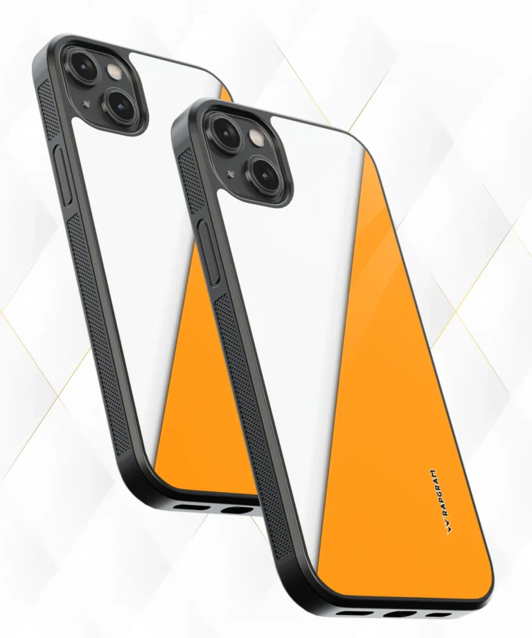 Orange Diagonal Armour Case