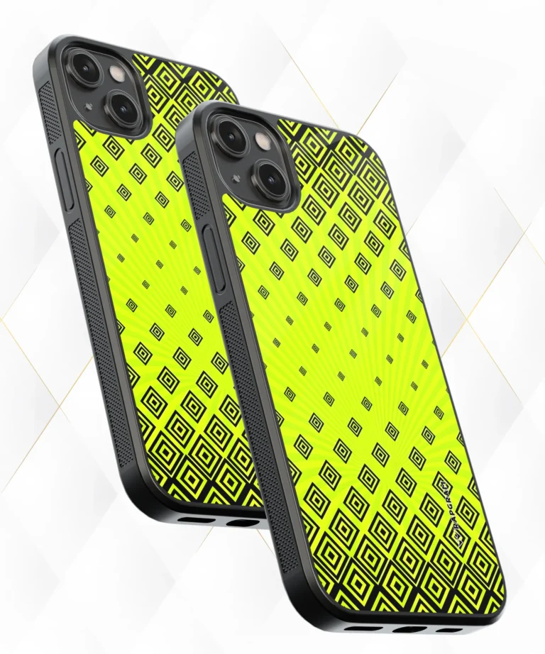 Neon Check Armour Case