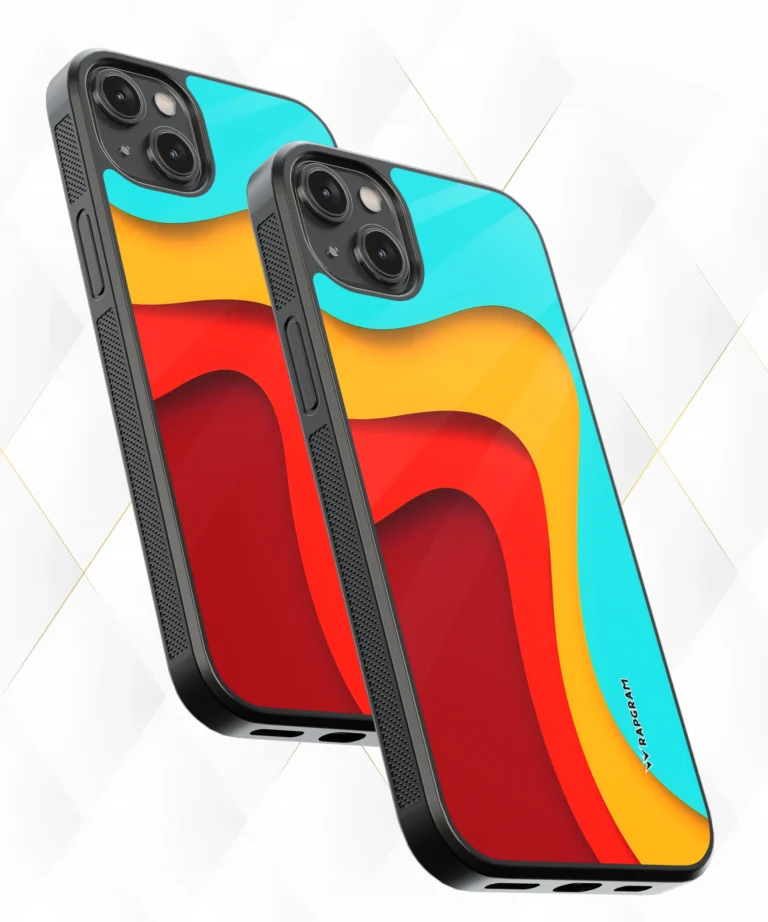 Splashed Waves Armour Case