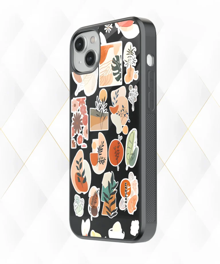 Flower Stickers Armour Case