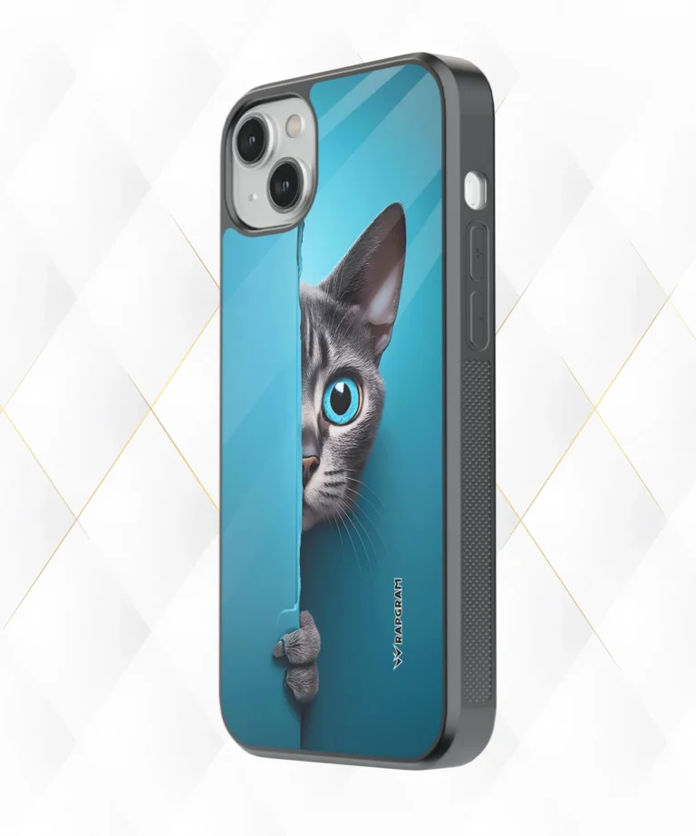 Cat Peeking Armour Case