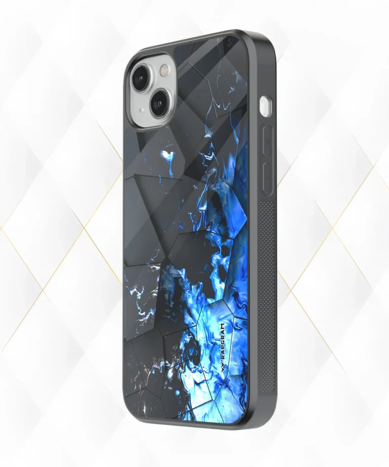 3D Blue Armour Case