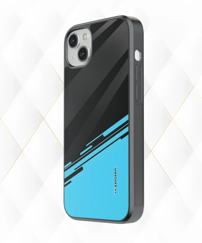 Blue and Black Armour Case