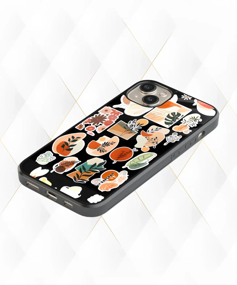 Flower Stickers Armour Case