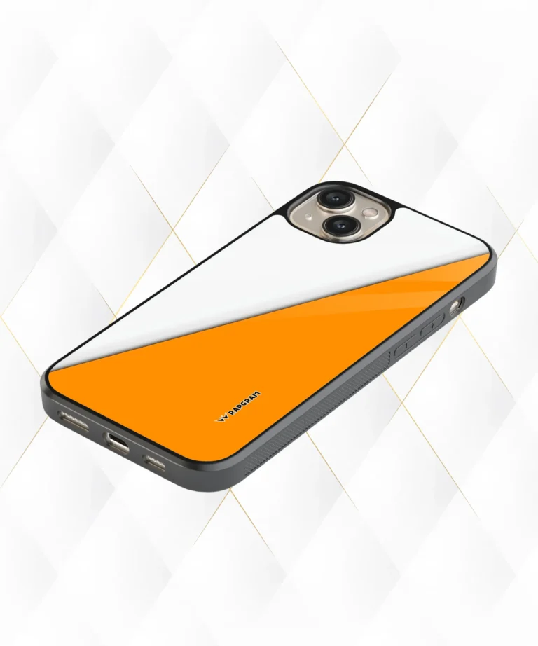 Orange Diagonal Armour Case