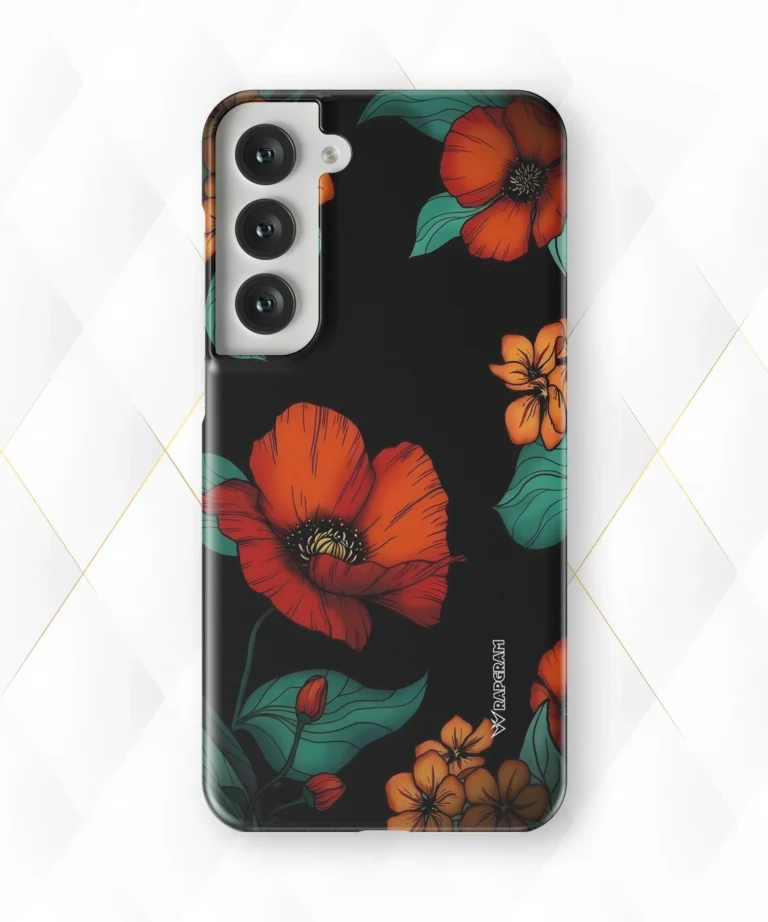 Dark Floral Hard Case