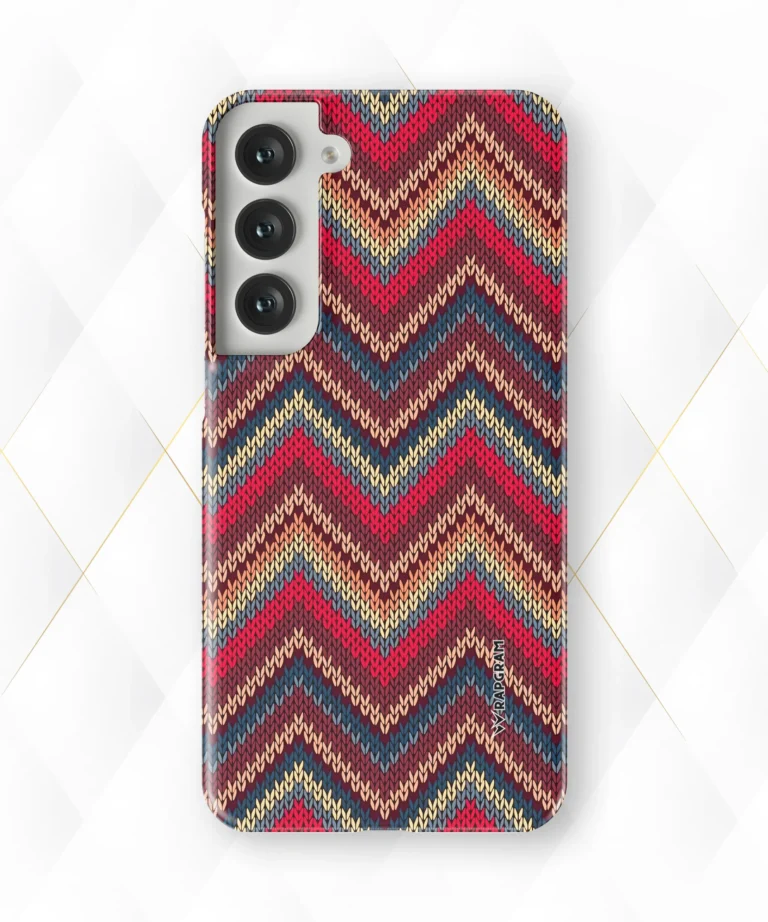 Knitted Striped Hard Case