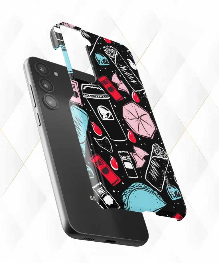 Food Stickers Hard Case