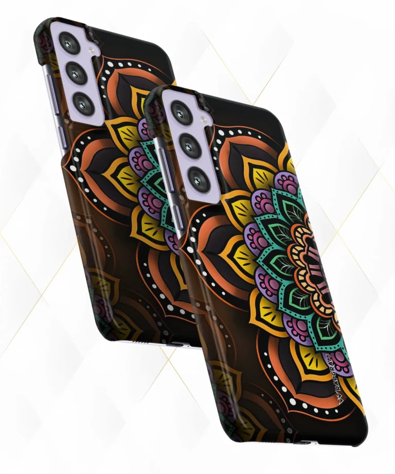 Brown Mandala Hard Case