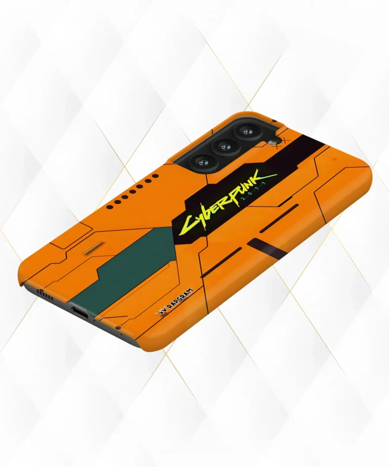 Cyberpunk Orange Hard Case