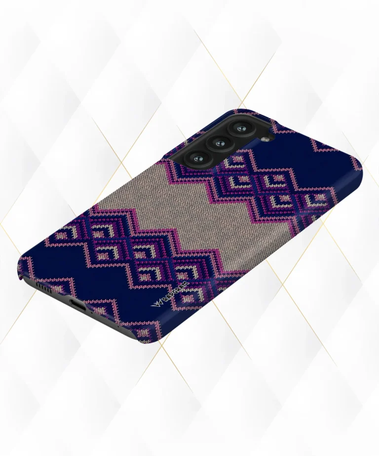 Purple Knit Hard Case