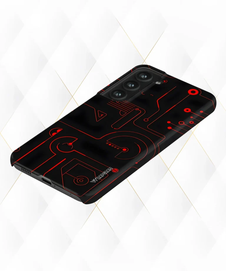Red Circuit Hard Case