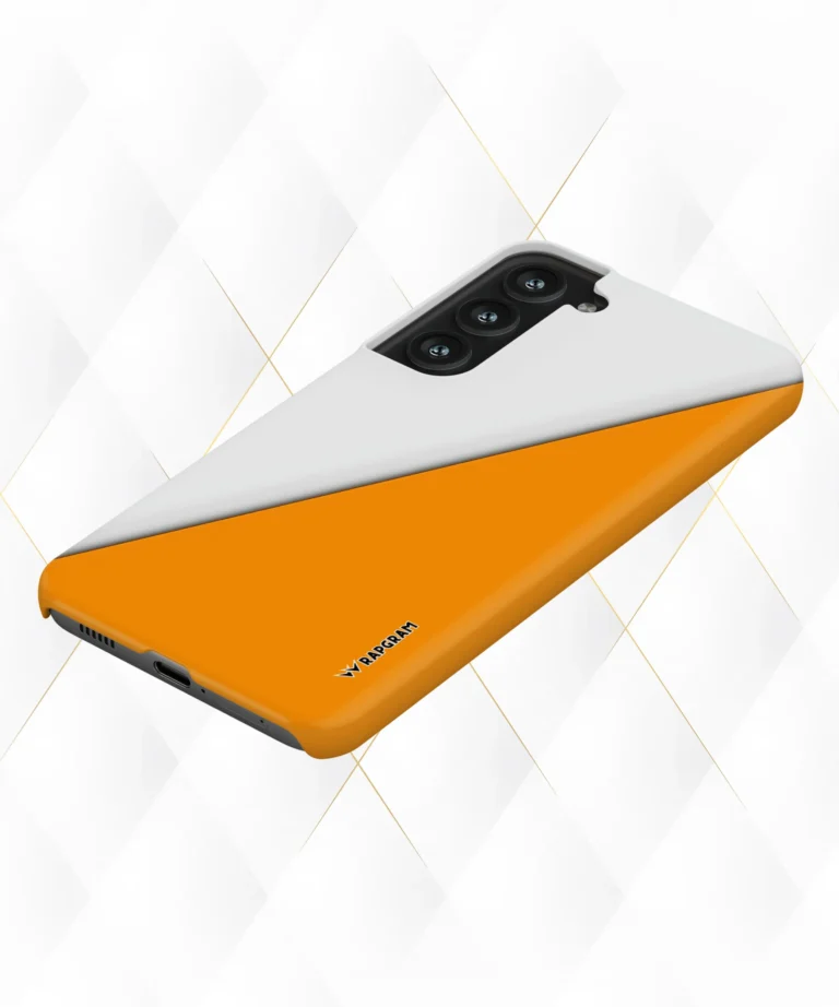 Orange Diagonal Hard Case