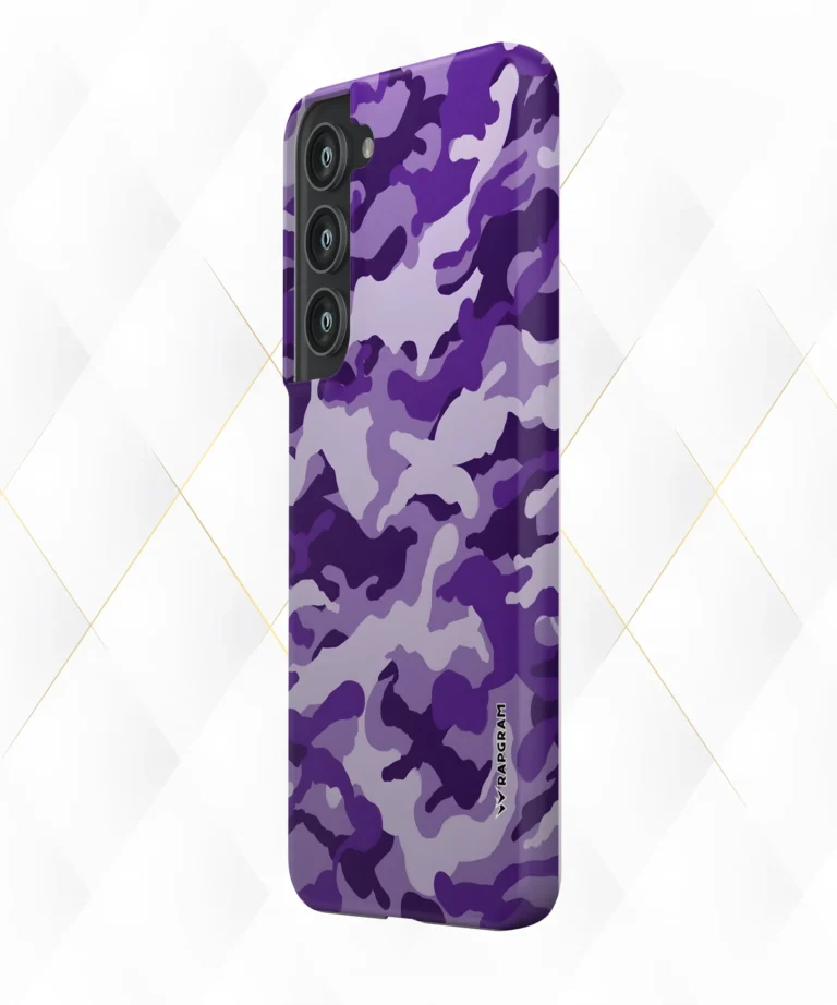 Purple Camou Hard Case