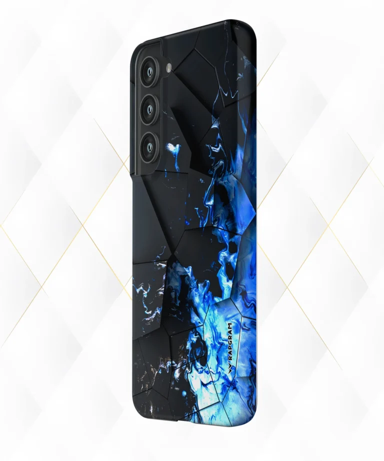 3D Blue Hard Case