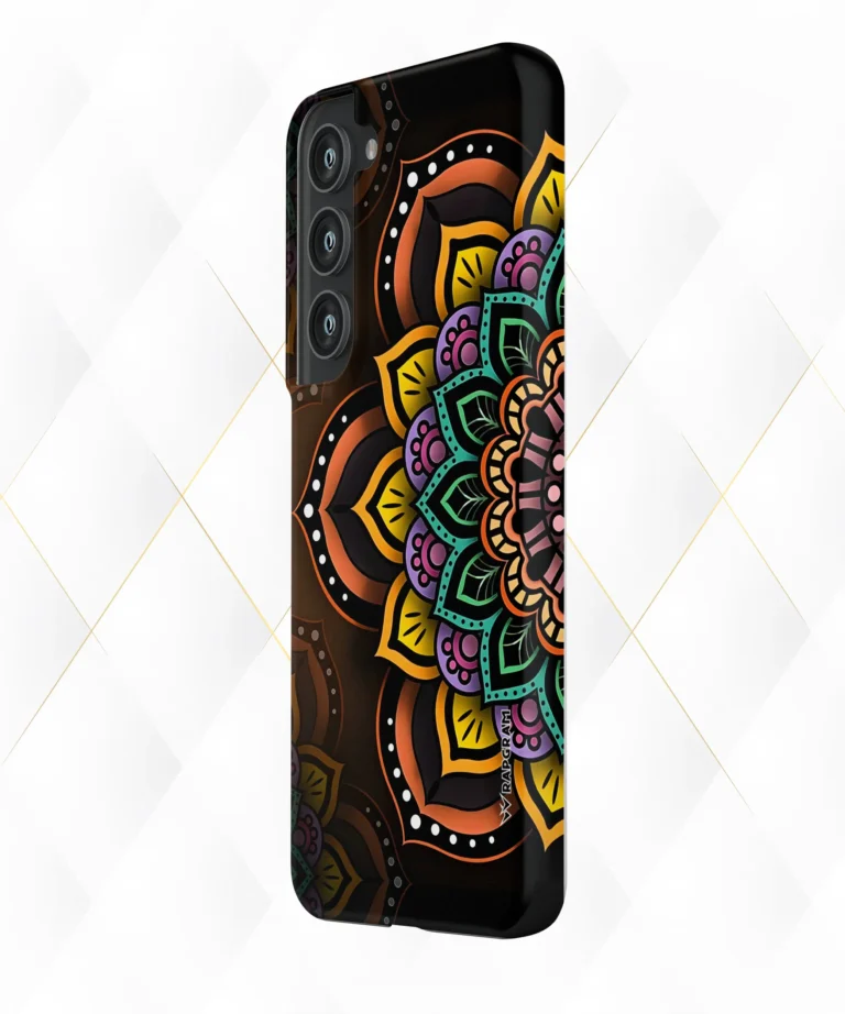 Brown Mandala Hard Case