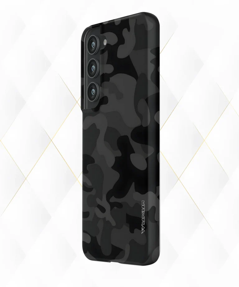 Black Camou Hard Case