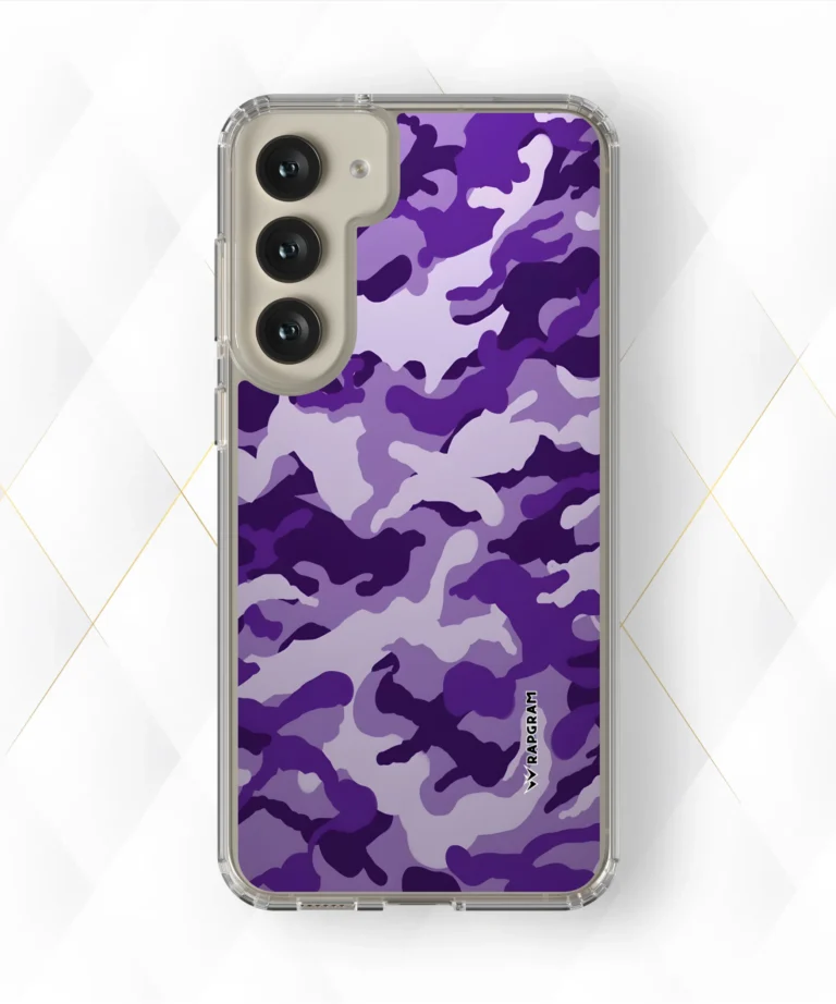Purple Camou Silicone Case
