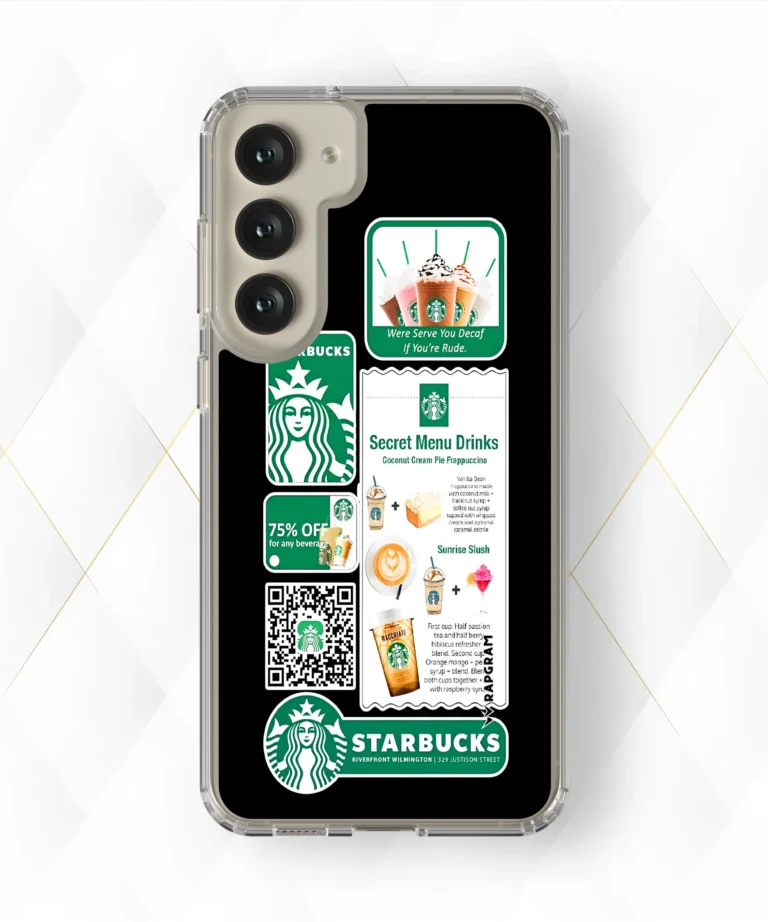 Starbucks Bill Silicone Case