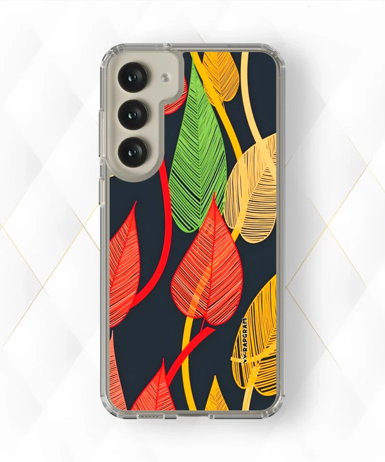 Combed Leaves Silicone Case