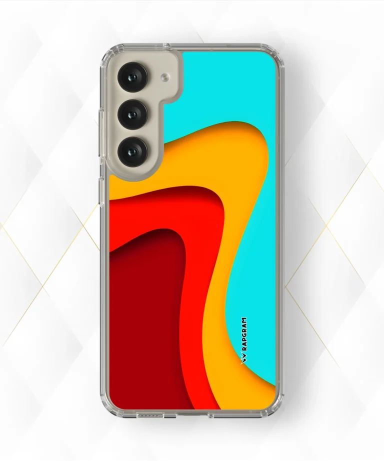 Splashed Waves Silicone Case