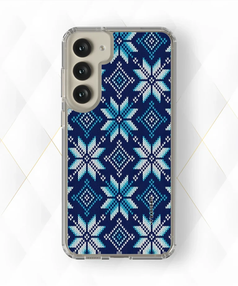 Blue Knit Silicone Case