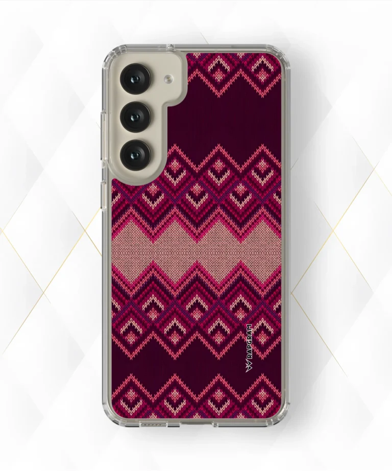 Pink Knit Silicone Case