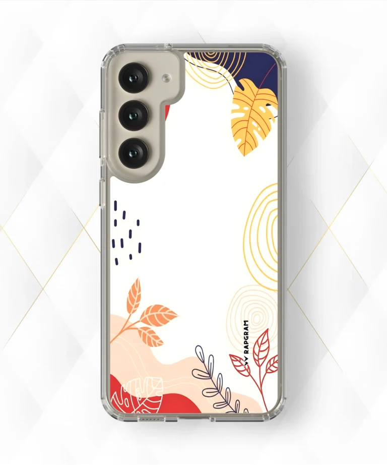 Snow Floral Silicone Case