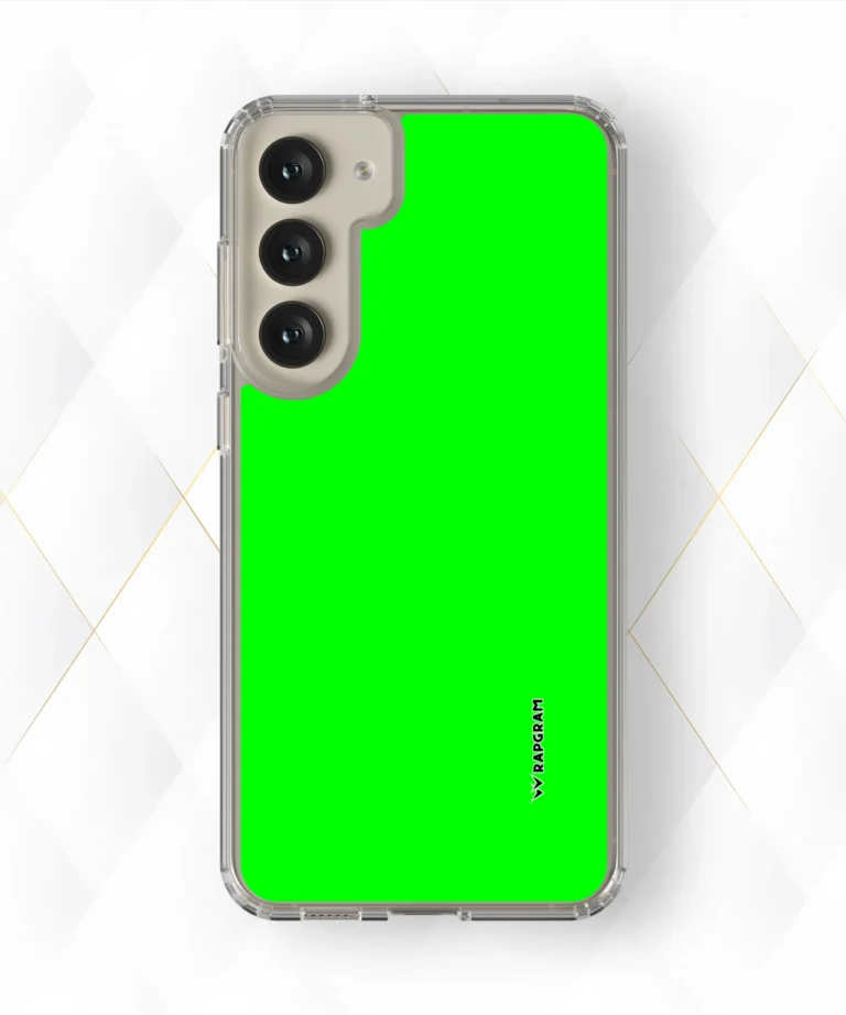 Green Plain Silicone Case