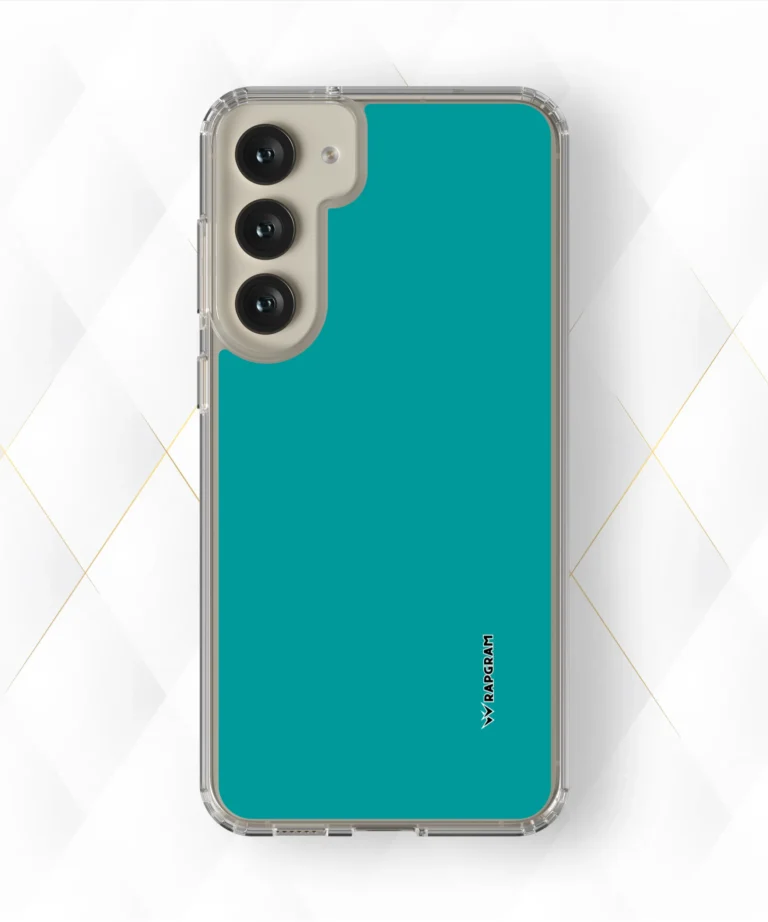 Blue Plain Silicone Case