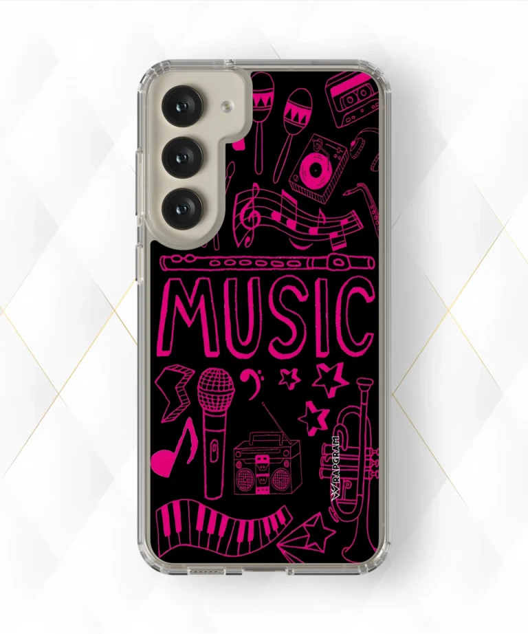 Pink Music Silicone Case