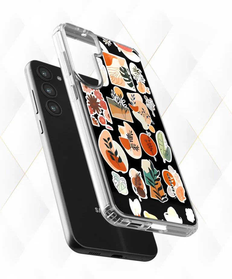 Flower Stickers Silicone Case