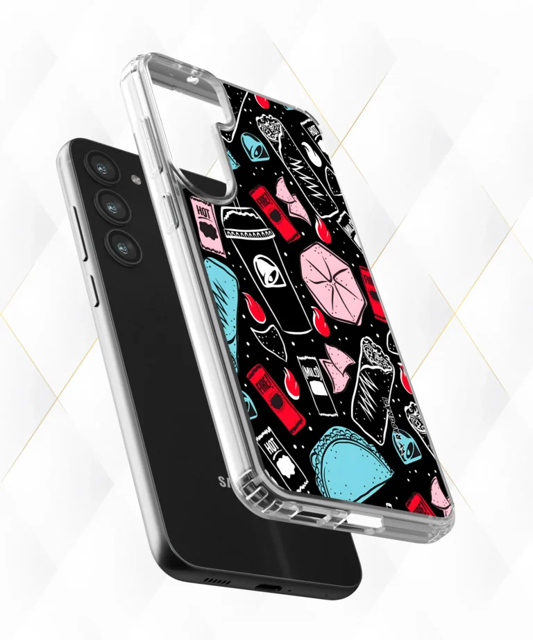 Food Stickers Silicone Case