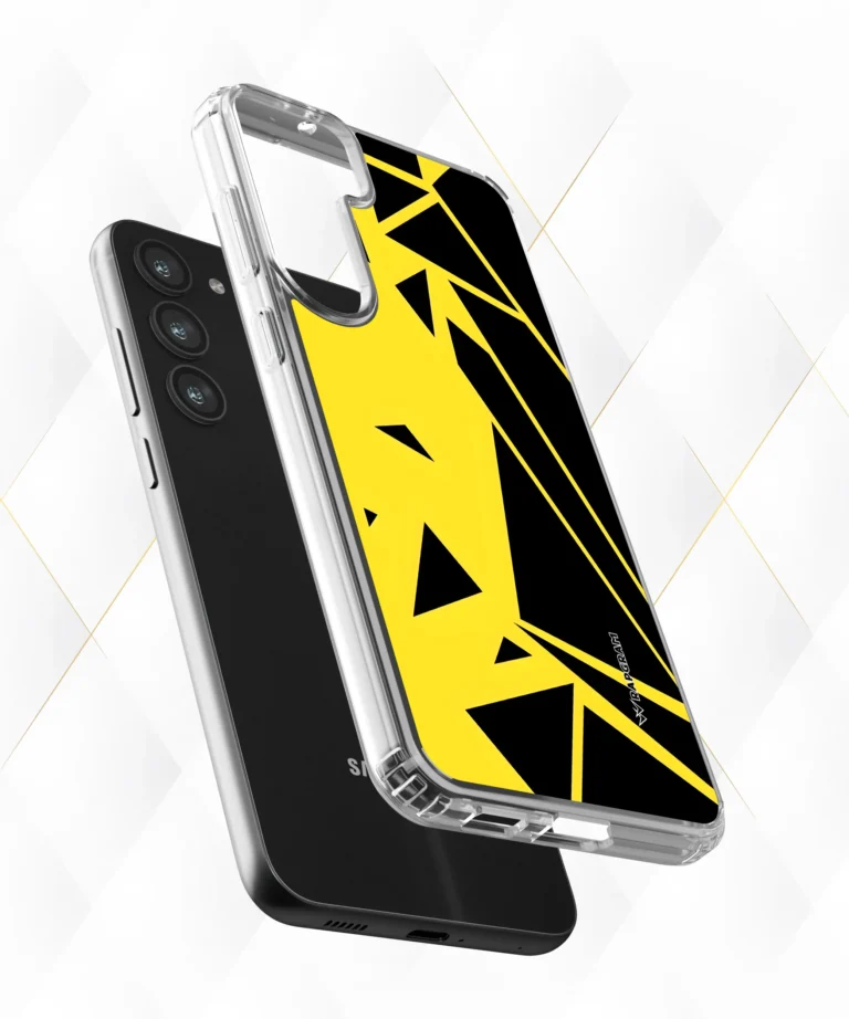 Black and Yellow Silicone Case