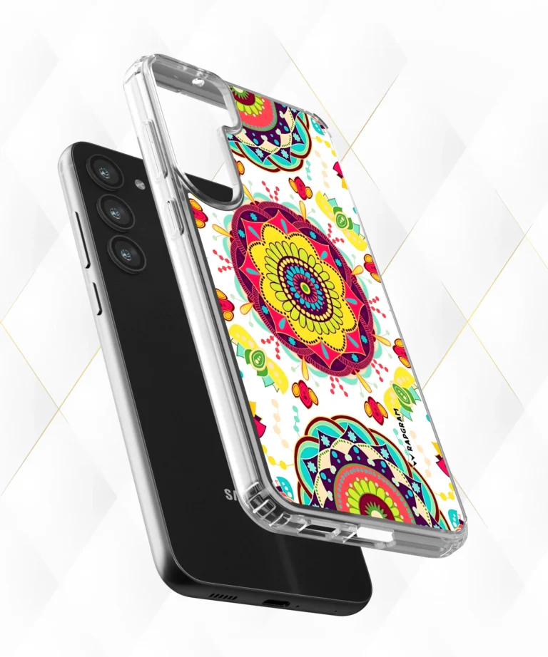 Round Rangoli Silicone Case