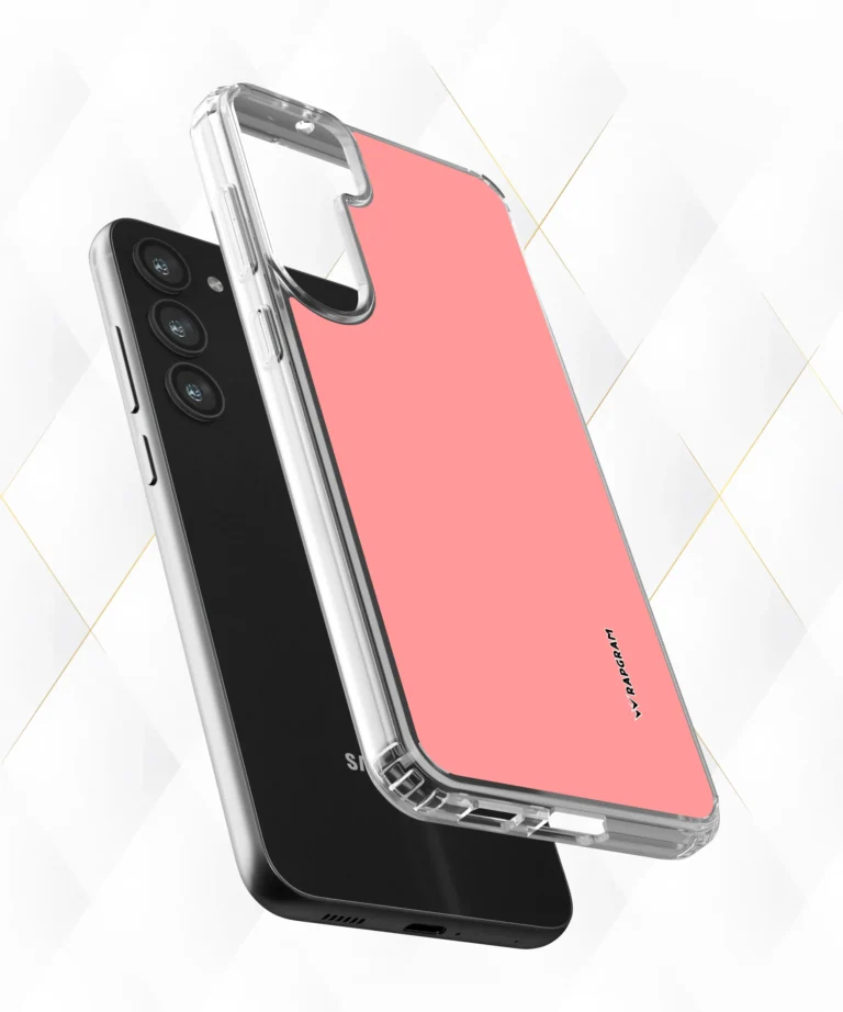 Peach Plain Silicone Case