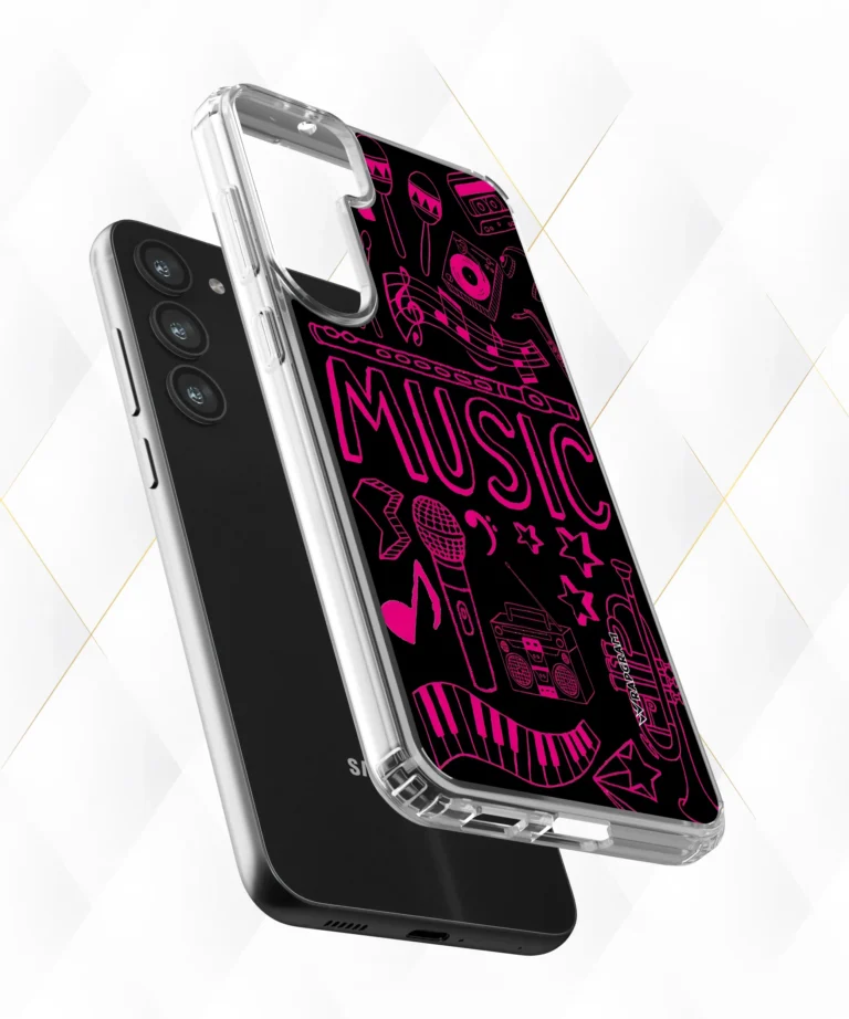 Pink Music Silicone Case