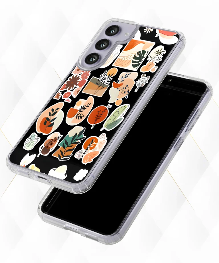 Flower Stickers Silicone Case