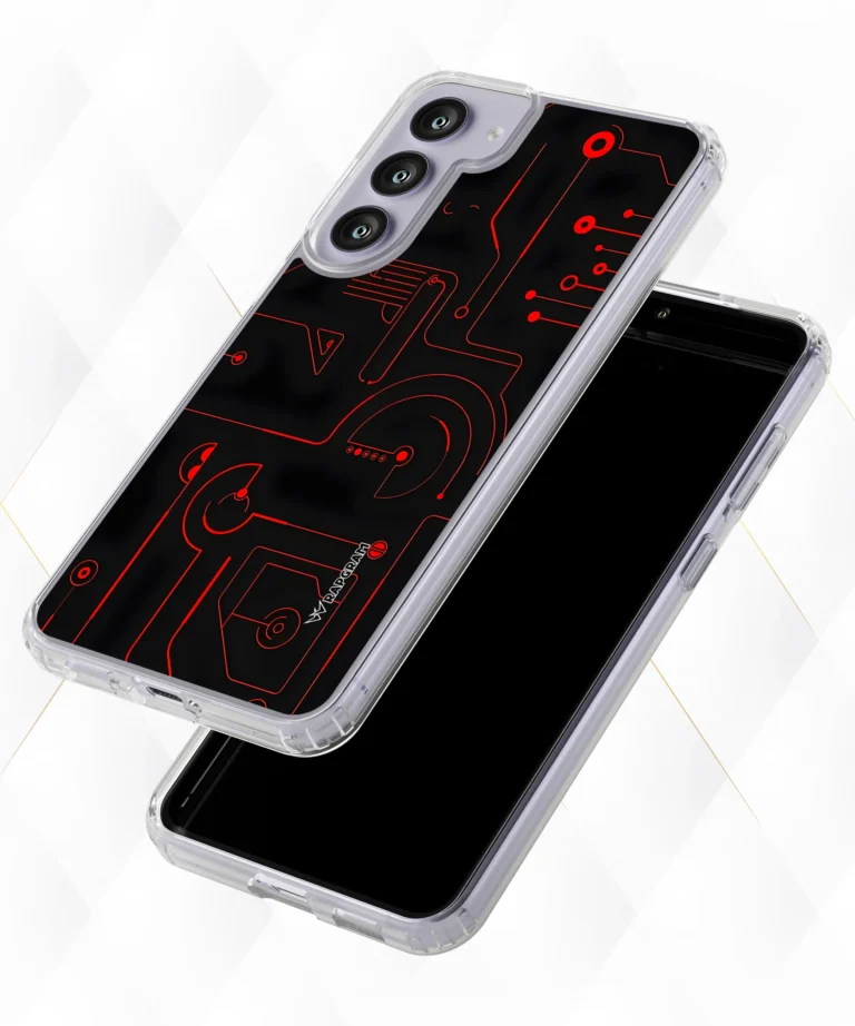 Red Circuit Silicone Case