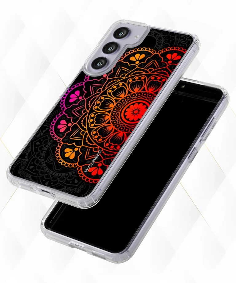 Colored Mandala Silicone Case