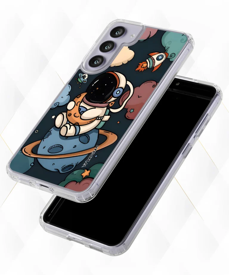 Space Moon Silicone Case