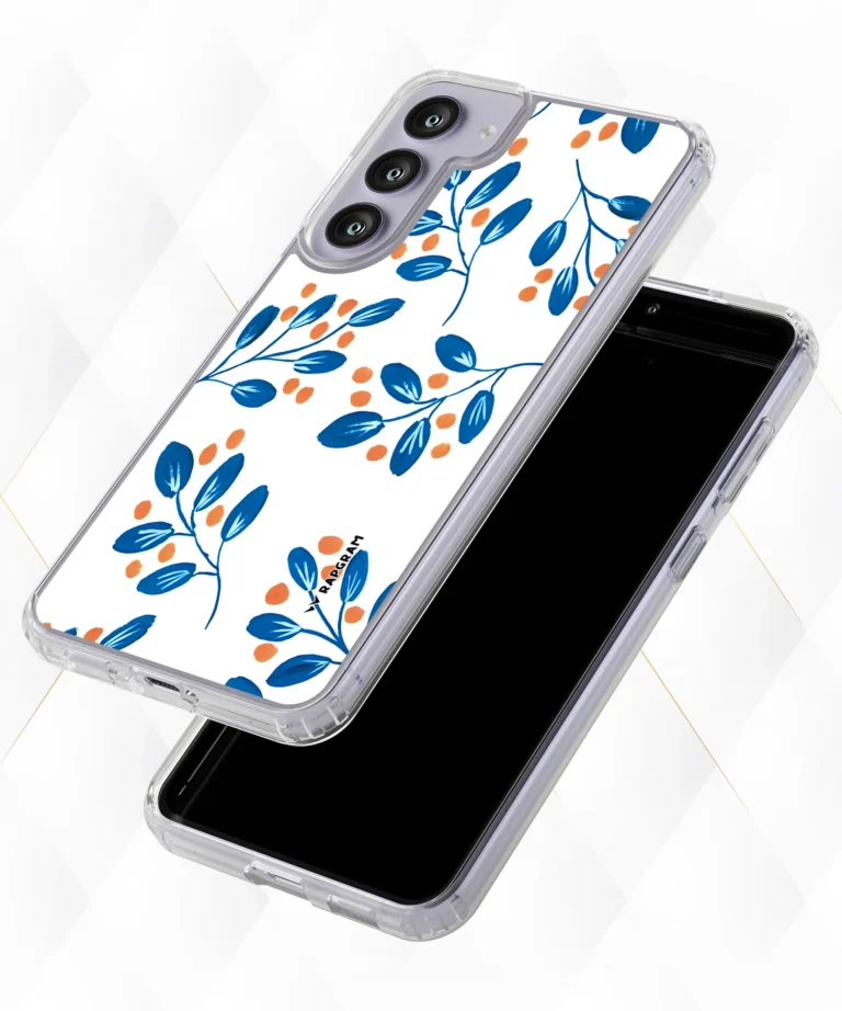 Blue Blossoms Silicone Case